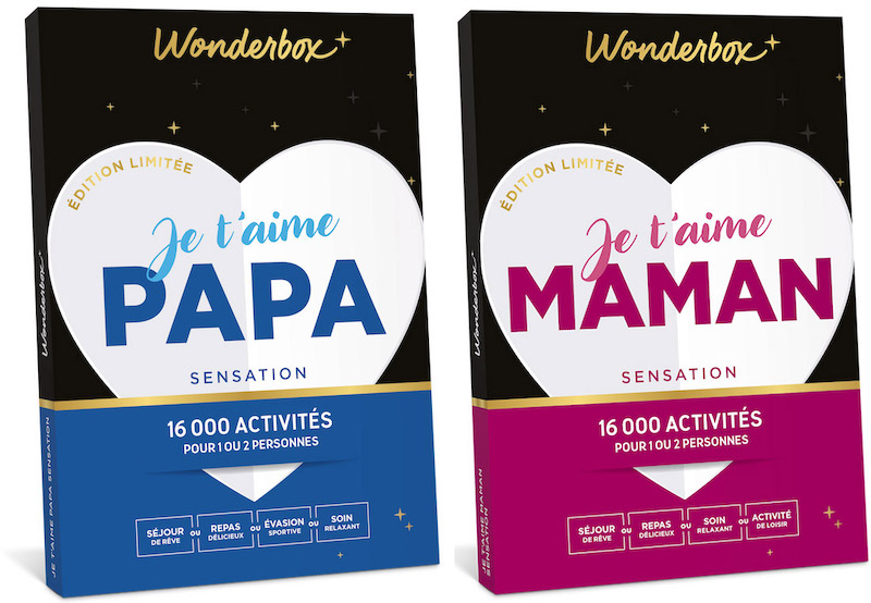 SOUHAITEZ BONNE FÊTE À MAMAN ET PAPA AVEC WONDERBOX