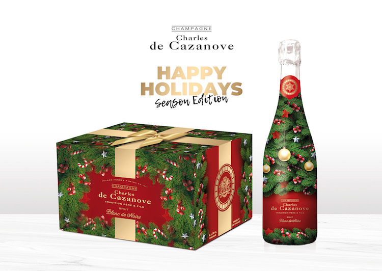 CHAMPAGNE CHARLES DE CAZANOVE - UNE CUVEE SPECIALE POUR NOEL