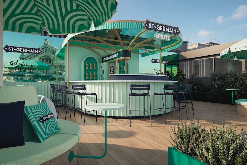 ST-GERMAIN&reg; OUVRE UN ROOFTOP ESTIVAL SIGN&Eacute; CYRIL LIGNAC