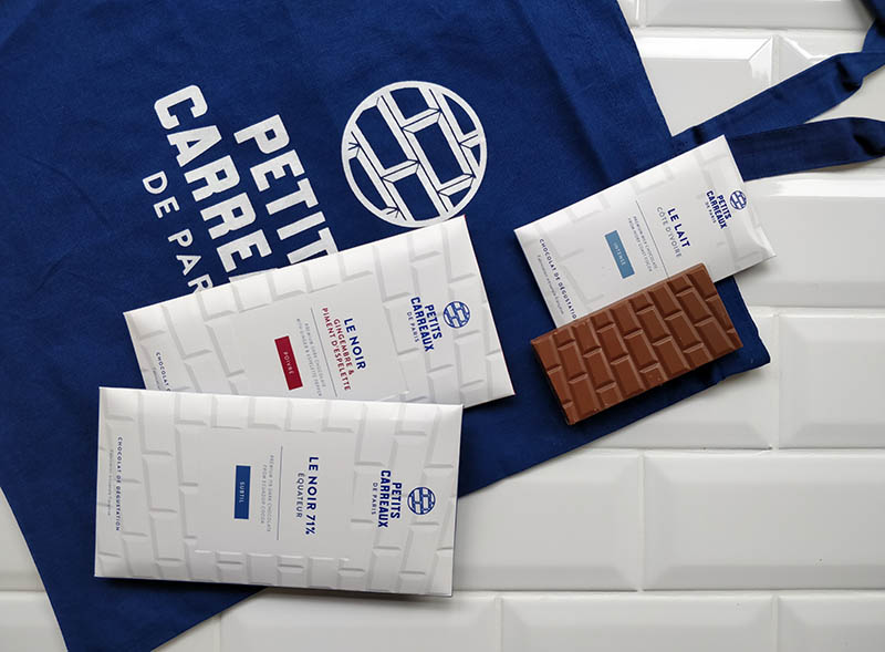 PETITS CARREAUX DE PARIS DEVOILE SES DEUX NOUVELLES TABLETTES DE CHOCOLAT  