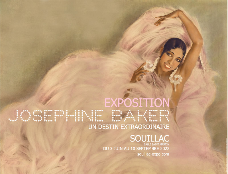 UNE VILLE, UN MUSÉE : L'EXPOSITION JOSÉPHINE BAKER À SOUILLAC DANS LE LOT