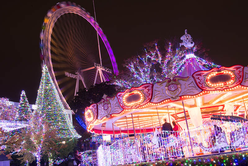 YOMIURI LAND LE PLUS GRAND PARC D'ATTRACTIONS DE TOKYO S'ILLUMINE DE MILLIONS DE LUMIERE